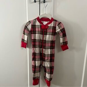 Hanna Andersson Red Plaid Baby Pajamas